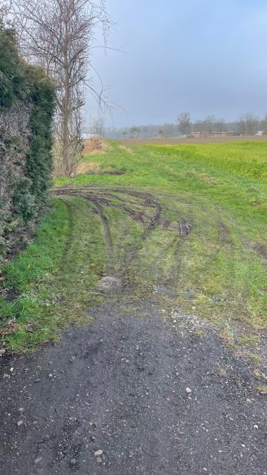 Weg für elektrischen Rollstuhl